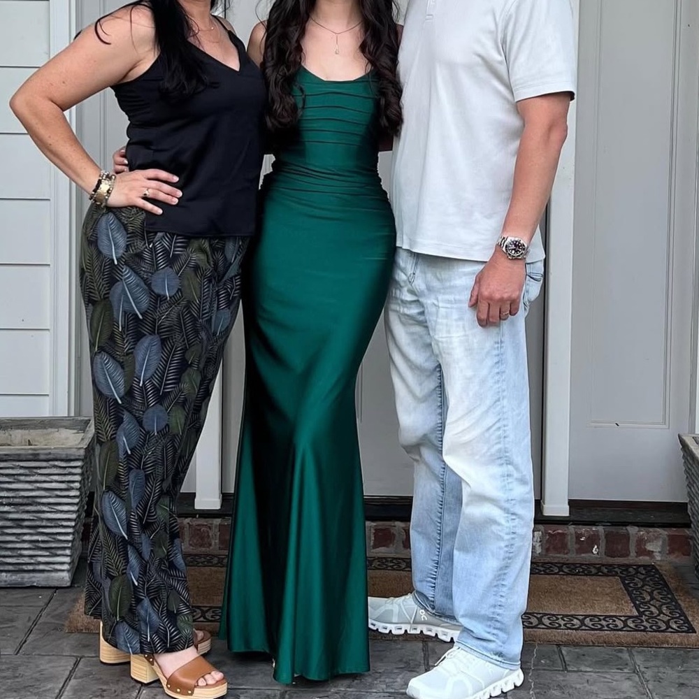 XS Emarld Green Prom Dress